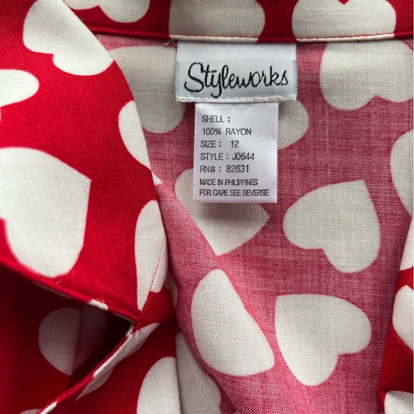 Vintage 80-90s maxi valentine dress-12 - Picture 9 of 11